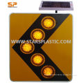 Solar Powered Amber Flashing Warning Lights (ST-STS-3B)